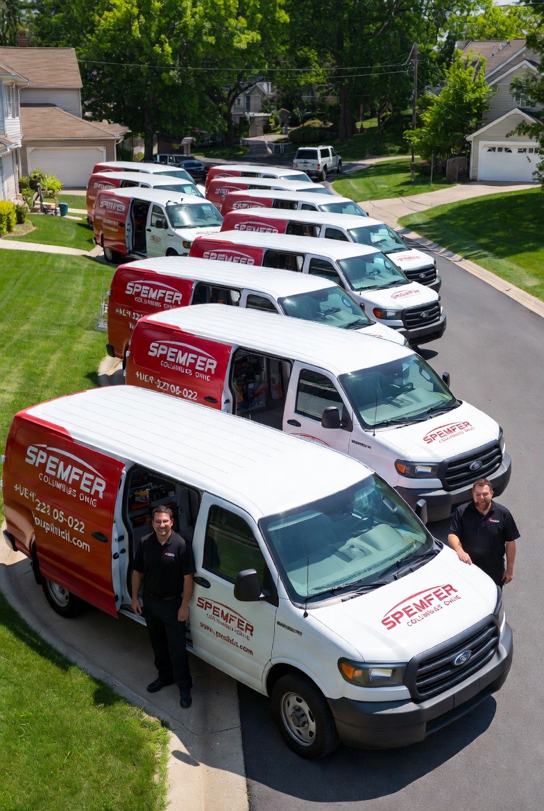 Full Fleet Wraps for Central Ohio HVAC Company
