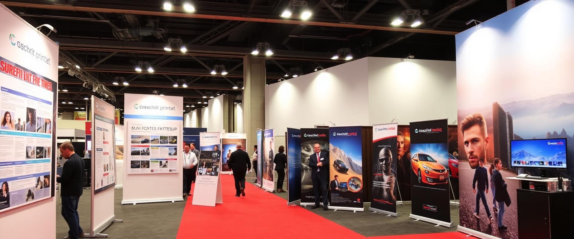 Large format printing and trade show displays