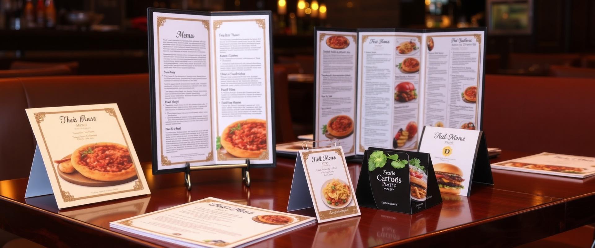 Menus & Table Tents